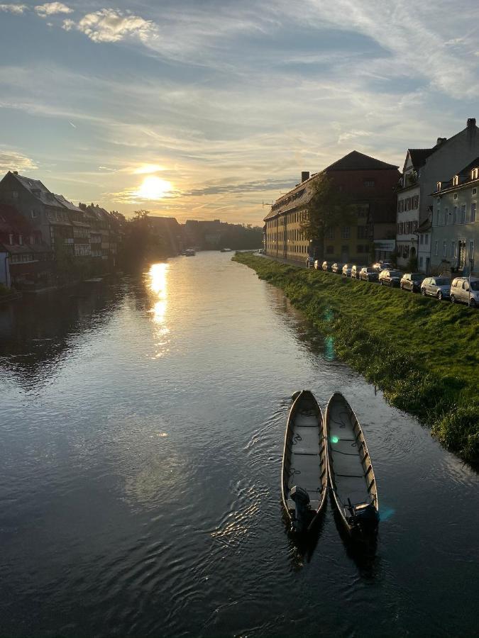 Ferienwohnung Dom- U. Regnitzblick Bamberg Bagian luar foto