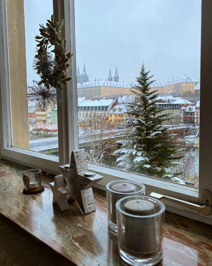 Ferienwohnung Dom- U. Regnitzblick Bamberg Bagian luar foto